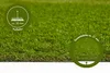 Seitliche Ansicht: Kunstrasen ca. 31 mm hoch mit dichter 30 mm Florhöhe

 Produktbild-Vorschau