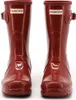 Hunter Original Short Gloss Boot Military Red Größe EU 38 Produktbild-Vorschau 3