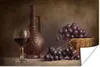 MuchoWow® Poster Rotwein mit Trauben 30x20 cm - Plakate - Produktbild-Vorschau 1