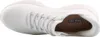 A top-down view of a white sneaker. Voir les images du produit