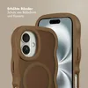 Selencia Wavy Backcover con MagSafe iPhone 16 - Mocha Brown Anteprima dell’immagine prodotto 3