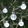 LUMILED 6x Set Solar Kristallglas Hängende LED Kugeln IP44 Produktbild-Vorschau 6