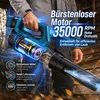 Akku Laubbläser 850W Brushless 180 km/h 800 m³/h mit Produktbild-Vorschau 3
