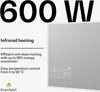 Infrazářič Blumfeldt 600 W – nástěnný, Smart Mirror s LED Náhled obrázku produktu 2