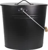Ascheeimer 24 L für Kamin, Ofen & Grill schwarz 39 x 27 x Produktbild-Vorschau 1