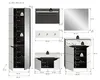 Garderoben-Set Canu | Basalt grau / Weiß | 5-teilig ohne Produktbild-Vorschau 4