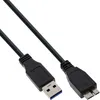 InLine® 35405 Câble USB 3.0, A à Micro B, noir, 0,5m Voir les images du produit 3