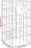 vidaXL Gabionen Wasserhahn Silber 26 x 25 x 50 cm Edelstahl Produktbild-Vorschau 8