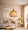 Luxolar LED Pendelleuchte E27 Rattan Boho Beige/Grau - Produktbild-Vorschau 2