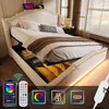 okwish Polsterbett, Doppelbett, Jugendbett,140x200cm, Produktbild-Vorschau 3