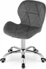 Chaise - Leobert - Avola - Velours Gris Foncé - 53,5 X 55 X Voir les images du produit 5