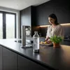 Bouteille Aquafloow de 0,8L en PET avec finition en acier Voir les images du produit 3