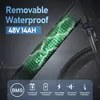 26" Elektrofahrrad Ebike 48V14AH Shimano 7-Gang City Produktbild-Vorschau 2