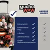 MuchoWow® Koffer Handgepäck Trolley Rollkoffer Kleine Produktbild-Vorschau 6