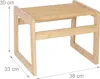 Tabouret de salle de bain en bambou - Solution d'assise et Voir les images du produit 4