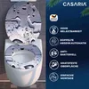 Casaria Copriwater Universale Doppia Chiusura Silenziosa Anteprima dell’immagine prodotto 2