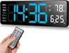 MODFU Digitale Wanduhr, USB-Wanduhr mit großem Display, Produktbild-Vorschau 1