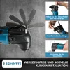 Oszillierwerkzeug für Makita 18V Akku, 300W Produktbild-Vorschau 7