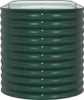 A green corrugated metal raised garden bed. Produktbild-Vorschau