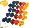 Faziango 25 Stück Klettergriffe Set Kinder - Inkl. M10 Produktbild-Vorschau 1