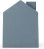 A product shot of a gray tissue box shaped like a house, on a white background. Anteprima dell’immagine prodotto