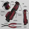 Borsa da golf LYLE & SCOTT 5.3'' - Fìon Red Anteprima dell’immagine prodotto 7