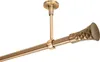 Gardinenstange 1 läufig Vorhangstange 19mm Kupfer Antik Produktbild-Vorschau 2
