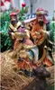 A close-up of a nativity scene with three figures of the Magi. Produktbild-Vorschau