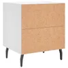 [Home] Nachttische 2 Stk. Weiß 40x35x47,5 cm Holzwerkstoff Produktbild-Vorschau 9