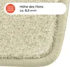 Tapis de passage Dynasty velours noble tapis de lit crème Voir les images du produit 3