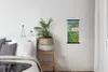 MuchoWow® Textilposter Landschaft mit Kutsche und Zug - Produktbild-Vorschau 3