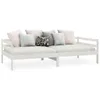 vidaXL Lit de jour blanc pin massif 90x200 cm Voir les images du produit 4