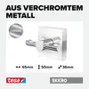 tesa EKKRO Handtuchhaken, verchromter Edelstahl, Produktbild-Vorschau 3