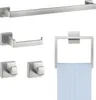 VEVOR Badezimmer Hardware Zubehör Set aus Edelstahl 304  Produktbild-Vorschau 1