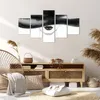 Bild auf Leinwand - Leinwandbild - 5 Teile - Frau Hut Produktbild-Vorschau 7