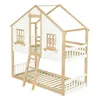 Etagenbett 90x200 cm Kinderbett Hausbett aus Produktbild-Vorschau 17