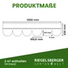 Dachschindeln Biberschwanz 2 m² schwarz Bitumen Schindeln Produktbild-Vorschau 3