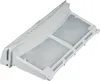 A white dryer lint filter is shown against a white background. Produktbild-Vorschau