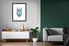 MuchoWow® Gerahmtes Poster Wolf - Geweih - Weiß - Tiere Produktbild-Vorschau 8