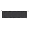 vidaXL Gartenbank-Auflagen 2 Stk. Schwarz 180x50x7 cm Produktbild-Vorschau 6