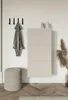 Selsey VELDIO - Wand-Schuhschrank mit 3 Klappen, Greige, 50 Produktbild-Vorschau 2
