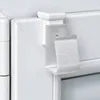 Fensterhaken weiß mit Batteriehalter, Batteriefachhalter Produktbild-Vorschau 3