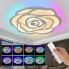 50W Rosenform LED Deckenleuchte mit RGB Farbwechsel Lamp, Produktbild-Vorschau 1