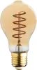 A close-up studio shot of a single LED light bulb with a spiral filament. Produktbild-Vorschau