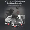 4-pack kočičí vodní fontána s filtrem, automatická velká Náhled obrázku produktu 12
