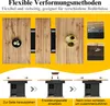 Flieks Table de salle à manger extensible avec armoire, Voir les images du produit 5