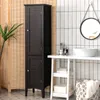 Badezimmerschrank, platzsparender Hochschrank 37x37x160 cm, Produktbild-Vorschau 7