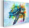 Meeresschildkröte Street Art Wandbild Leinwandbild Produktbild-Vorschau 1