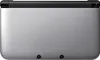 The back of a silver and black Nintendo 3DS XL handheld game console. Produktbild-Vorschau