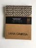 A product package for knitting needles, with a patterned flap and brand logo. Produktbild-Vorschau